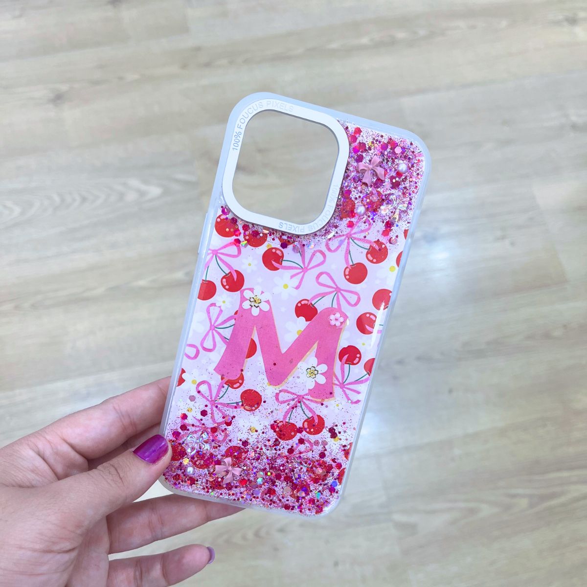 Fundas con fondo + Inicial