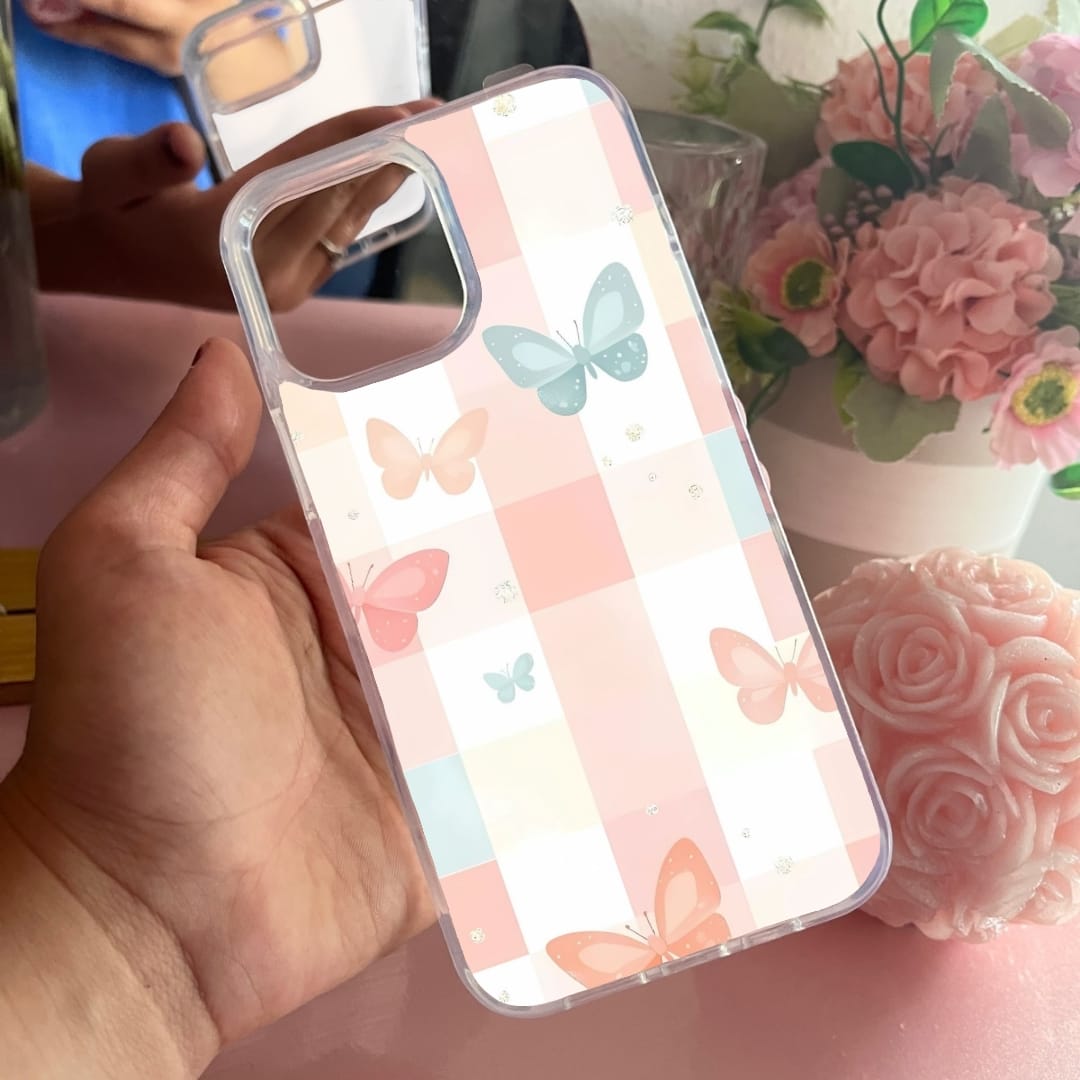 Funda Mariposa pastel