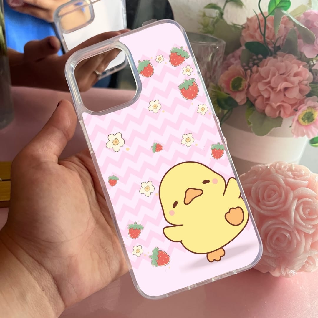 Funda pollito fresita